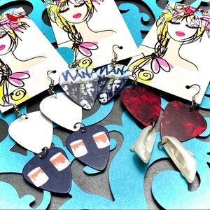 NWT Barbie Shoe & Mana Earring Bundle